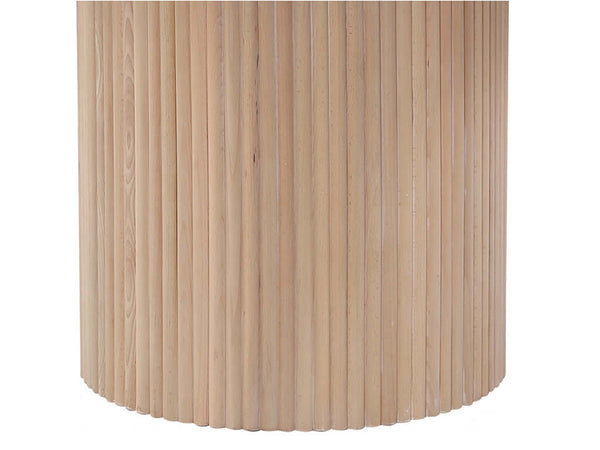 Elegant Round Fluted Base Table for Four - The Everset