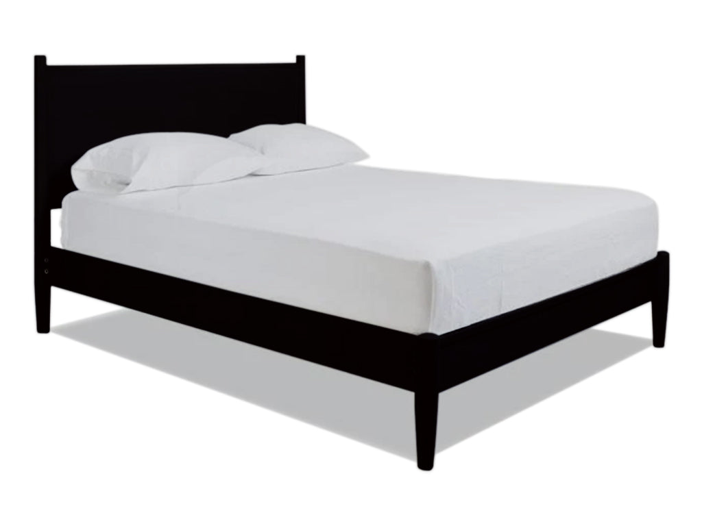 Black Wood Bed