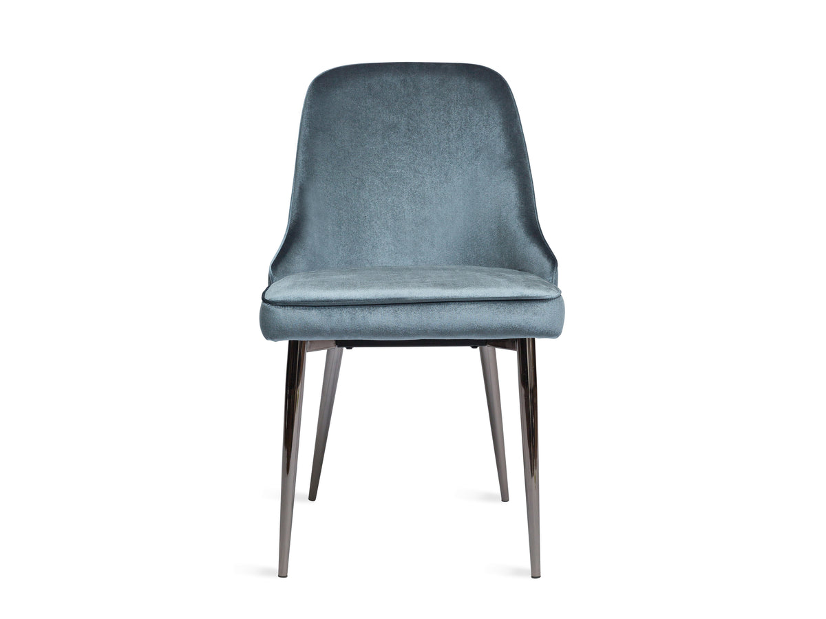 Blue Velvet Chair - The Everset