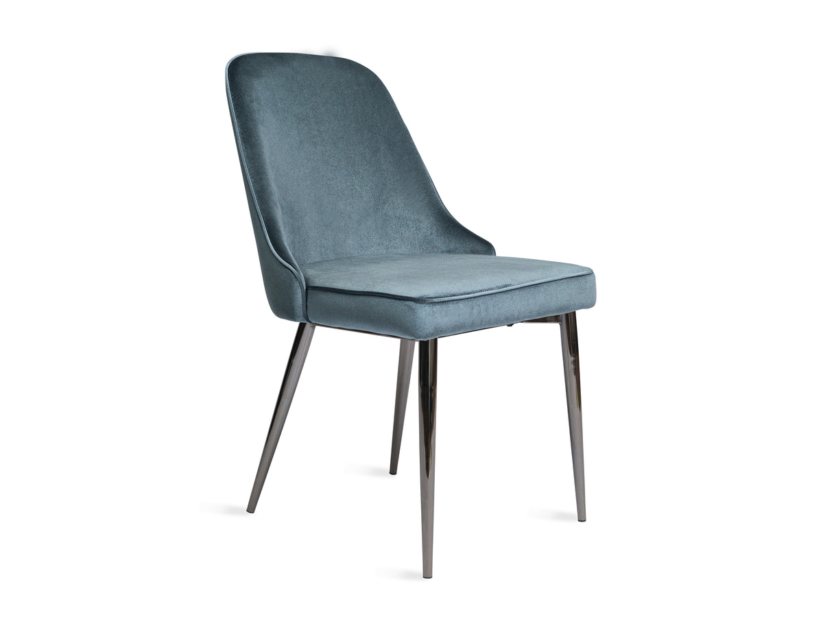 Blue Velvet Chair - The Everset