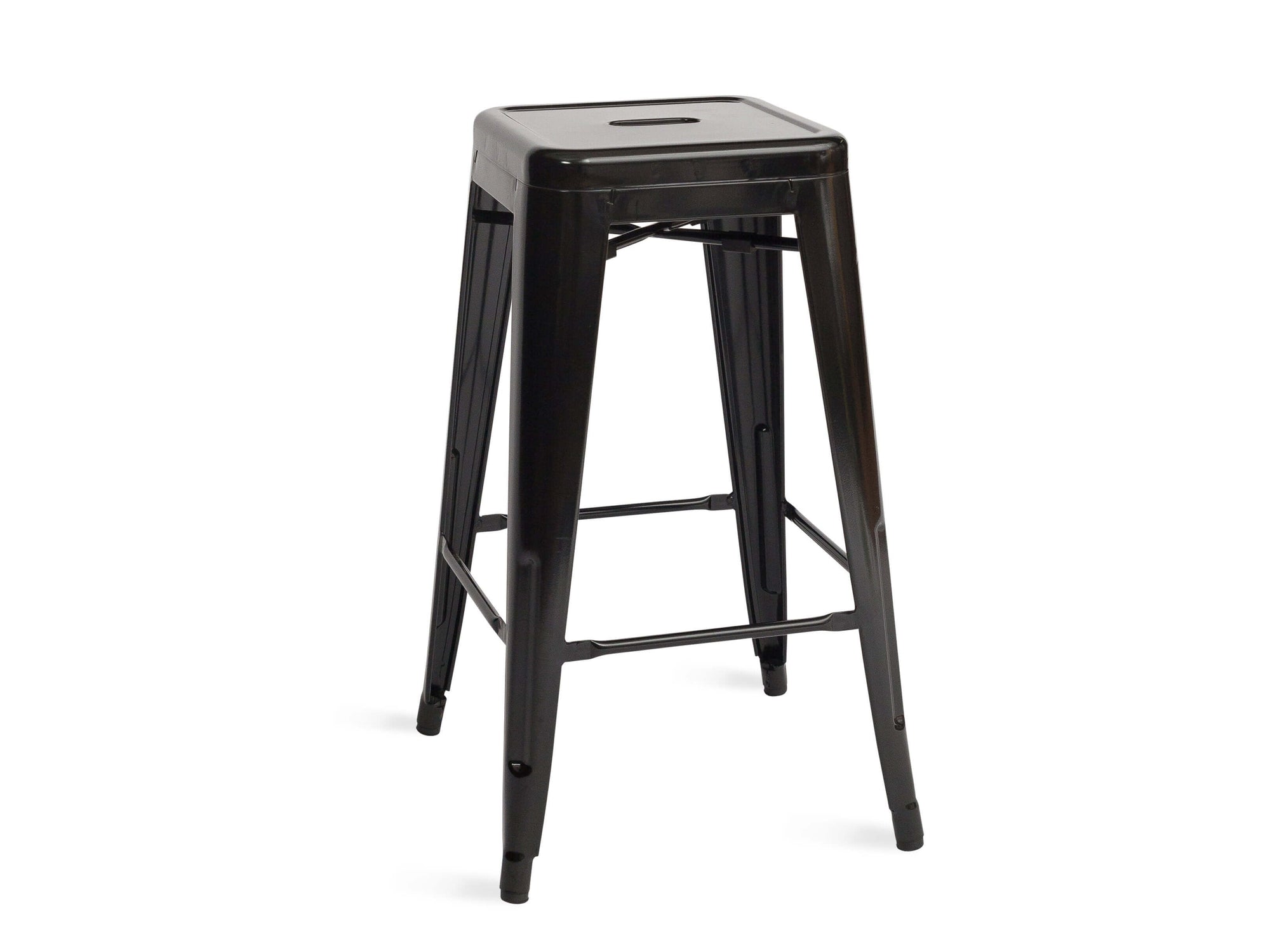 Black Metal Stool The Everset