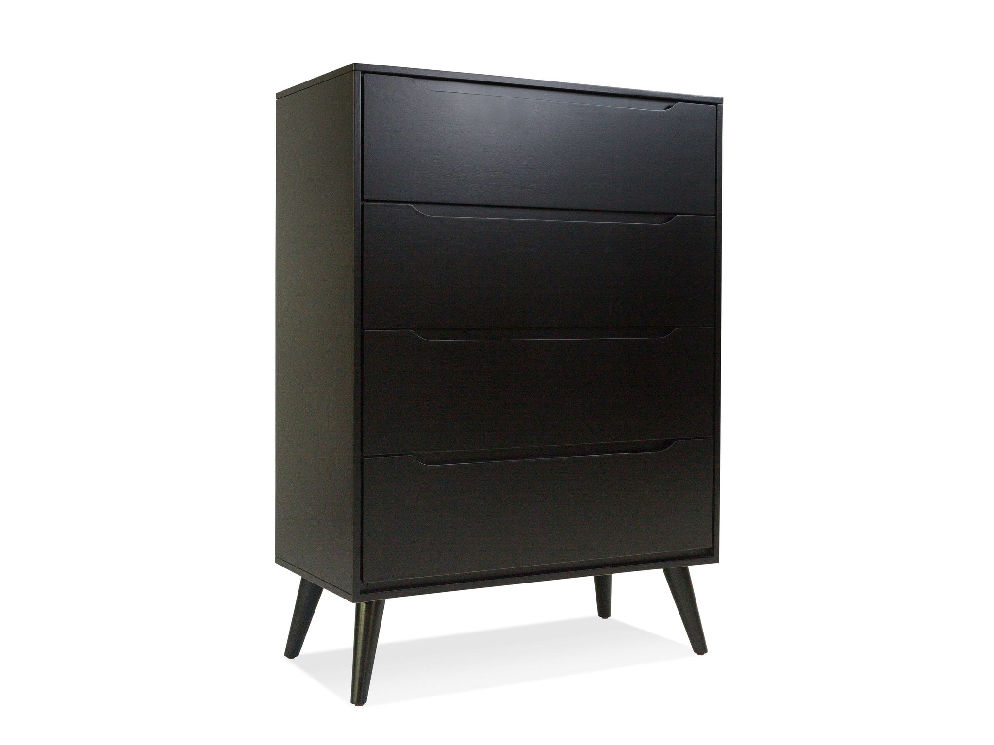 Tall Black Dresser - Stylish Storage Solution - The Everset Tall Black Dresser - Stylish Storage Solution - The Everset