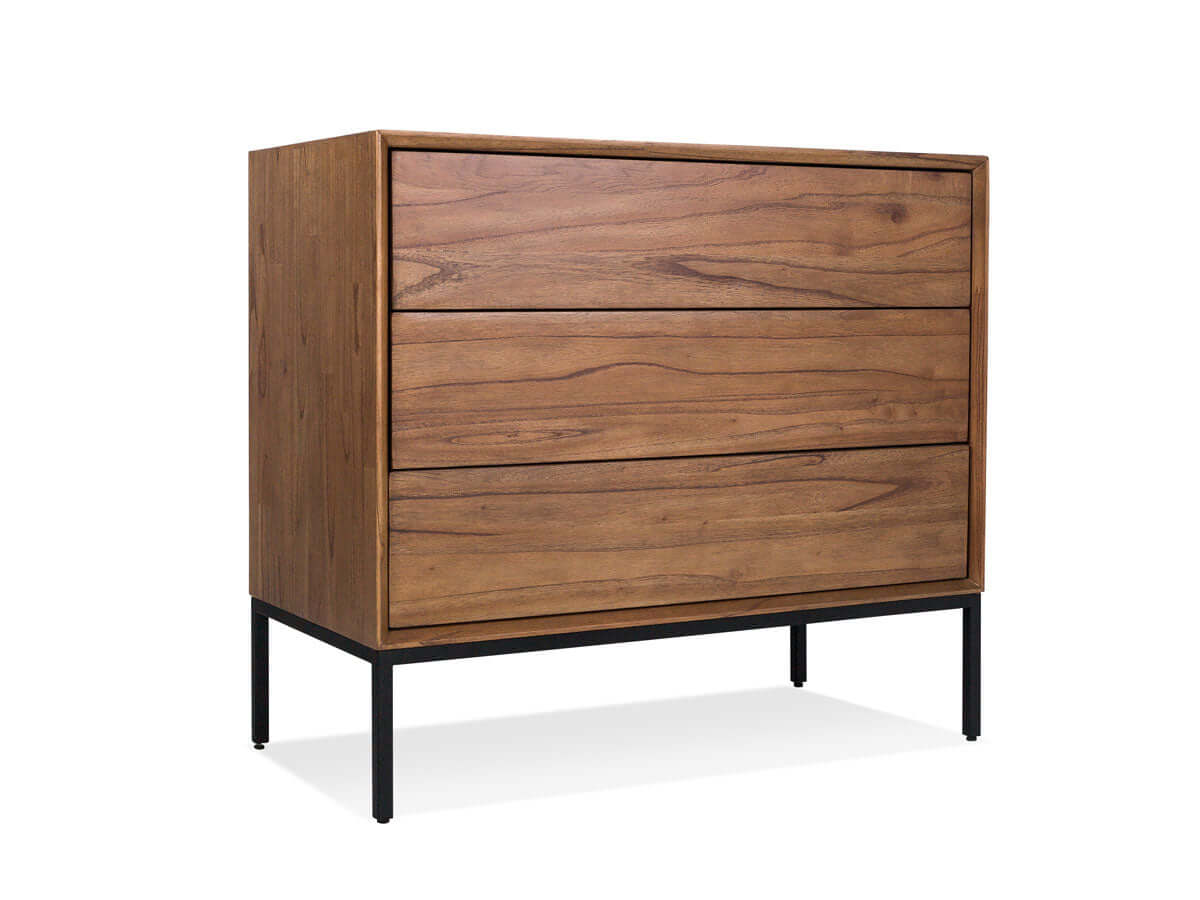 Fine Short Dresser - Stylish Wood & Metal Design - The Everset Fine Short Dresser - Stylish Wood & Metal Design - The Everset